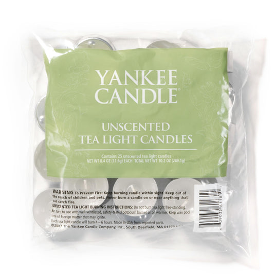 Unscented Tea Light Candles 38CW