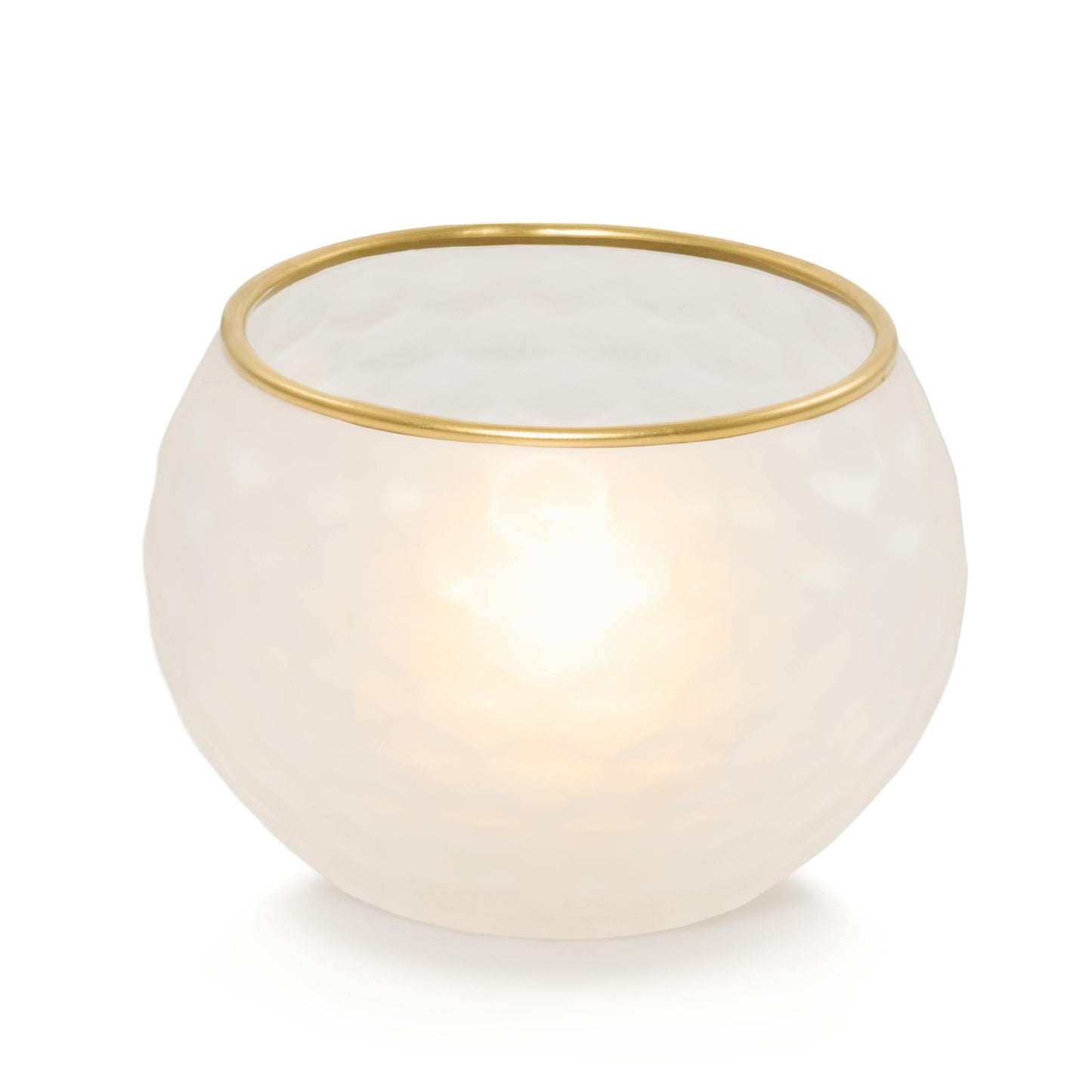 Frosted Honeycomb Tea Light Candle Holder (S35TQ)
